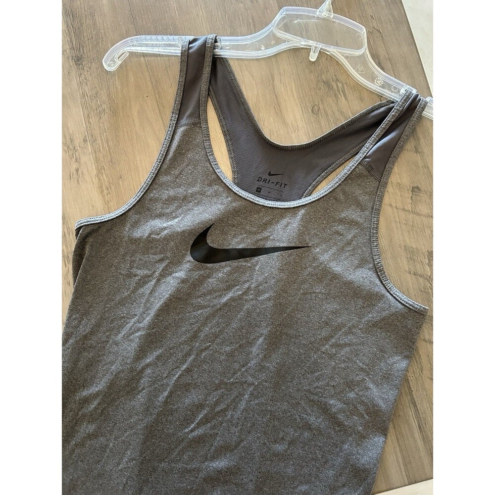 Nike Women's Dri-Fit Pro Racerback Training Tank Gray Size M